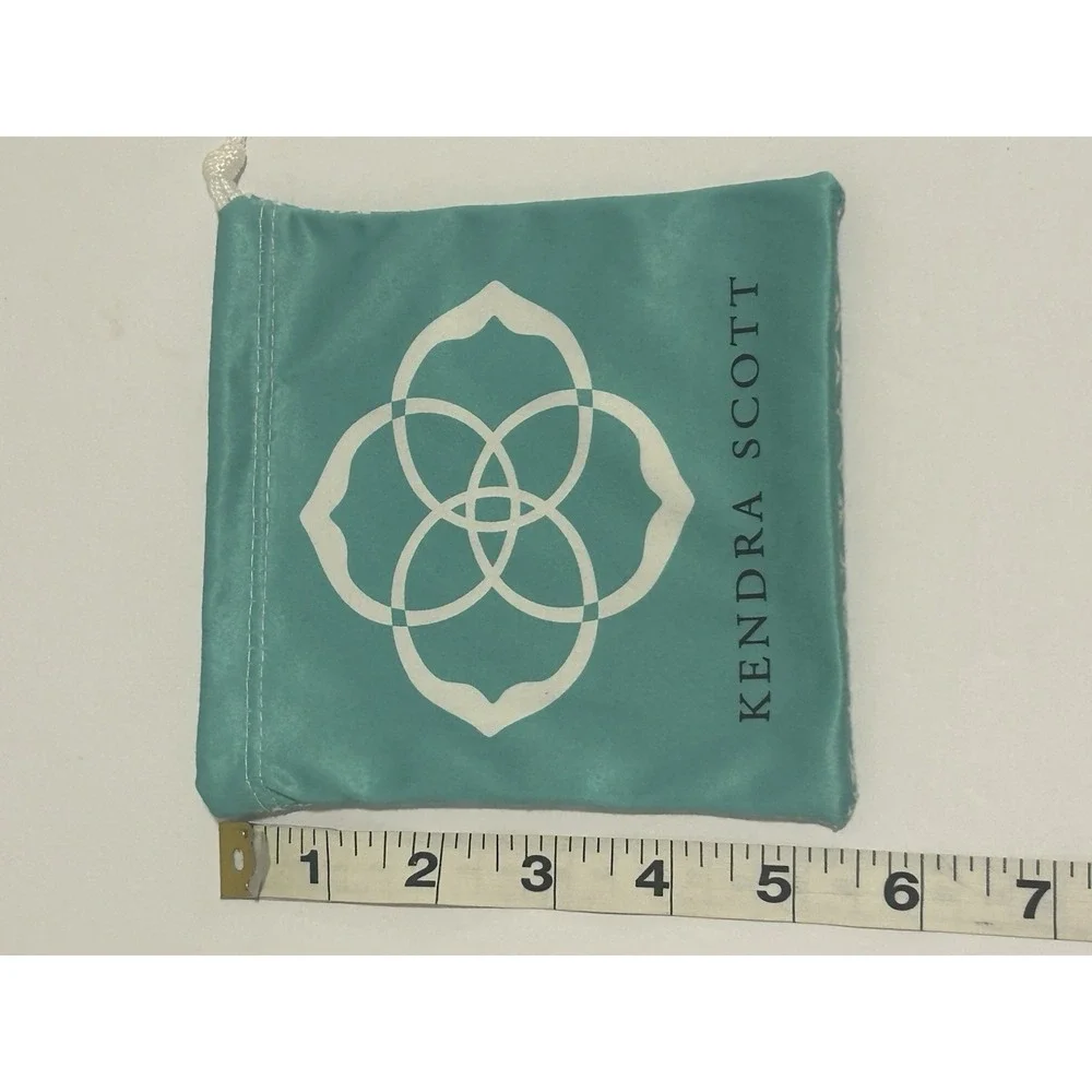 Kendra Scott Turquoise Blue Jewelry Dust Bag Pouch Drawstring Organizer Travel 2
